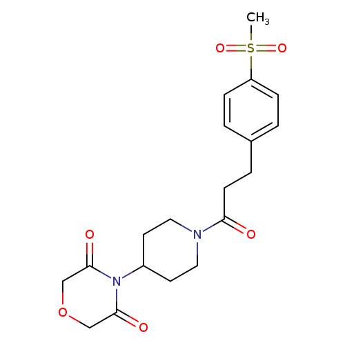 4-{1-[3-(4-methanesulfonylphenyl)propanoyl]piperidin-4-yl}morpholine-3,5-dione