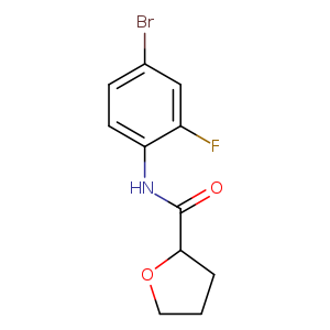 N-(4-bromo-2-fluorophenyl)tetrahydro-2-furancarboxamide