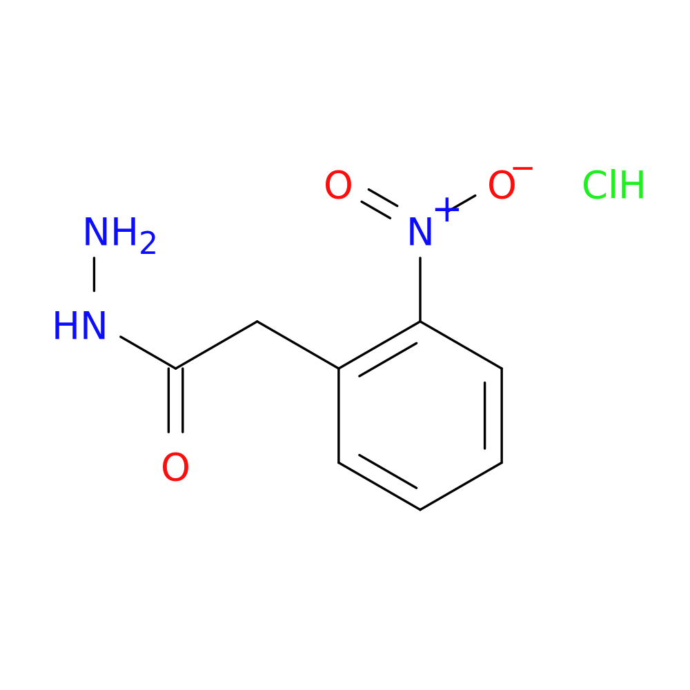 2-(2-nitrophenyl)acetohydrazide hydrochloride