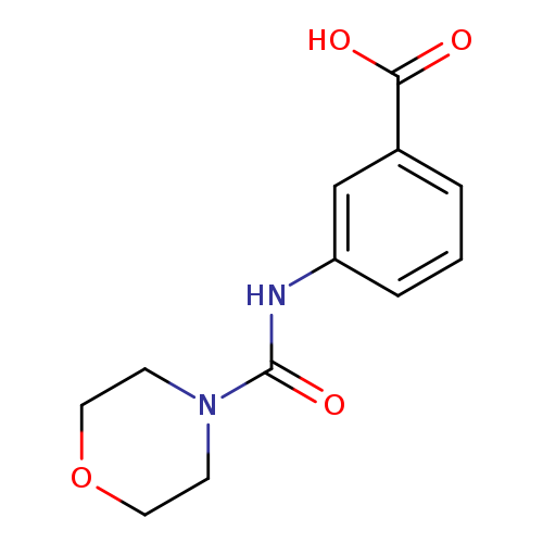 Benzoic acid, 3-[(4-morpholinylcarbonyl)amino]- (9CI)
