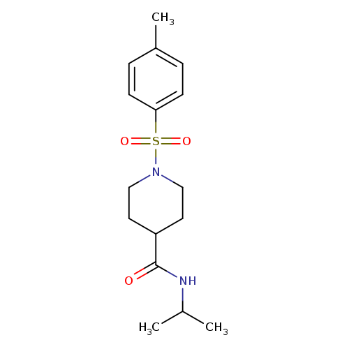 1-(4-methylbenzenesulfonyl)-N-(propan-2-yl)piperidine-4-carboxamide