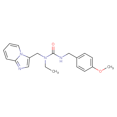 3-ethyl-3-({imidazo[1,2-a]pyridin-3-yl}methyl)-1-[(4-methoxyphenyl)methyl]urea