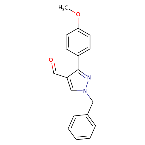 1-Benzyl-3-(4-methoxyphenyl)-1h-pyrazole-4-carbaldehyde