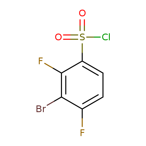 3-Bromo-2,4-difluorobenzene-1-sulfonyl chloride