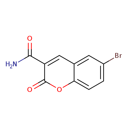 6-bromo-2-oxo-2H-chromene-3-carboxamide