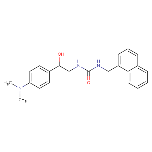 1-{2-[4-(dimethylamino)phenyl]-2-hydroxyethyl}-3-[(naphthalen-1-yl)methyl]urea