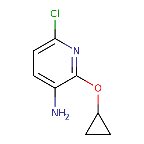 6-chloro-2-cyclopropoxypyridin-3-amine