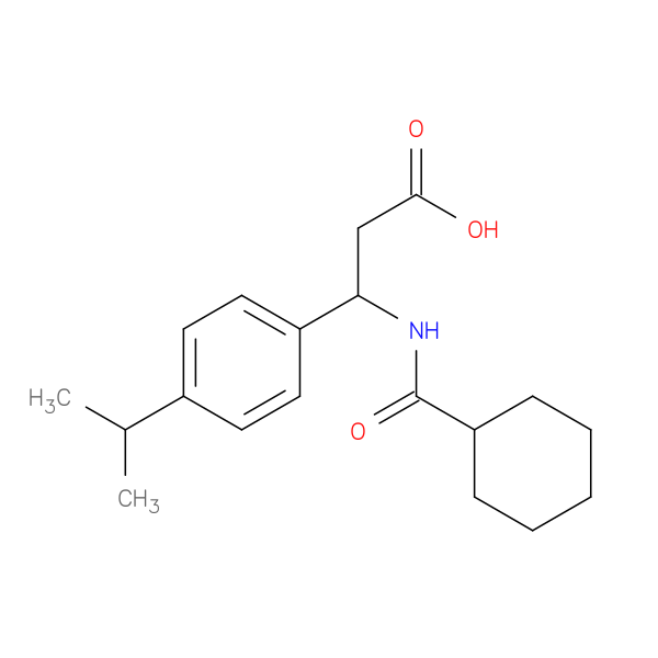 3-(cyclohexylformamido)-3-[4-(propan-2-yl)phenyl]propanoic acid