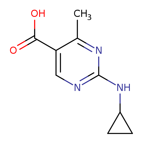 2-(Cyclopropylamino)-4-methylpyrimidine-5-carboxylic acid