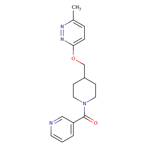 3-methyl-6-{[1-(pyridine-3-carbonyl)piperidin-4-yl]methoxy}pyridazine