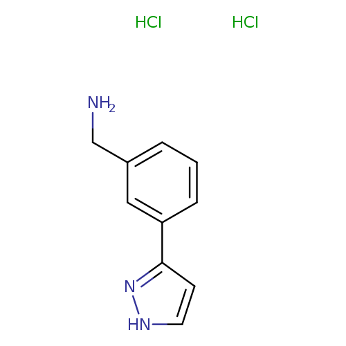 [3-(1H-pyrazol-3-yl)phenyl]methanaminedihydrochloride