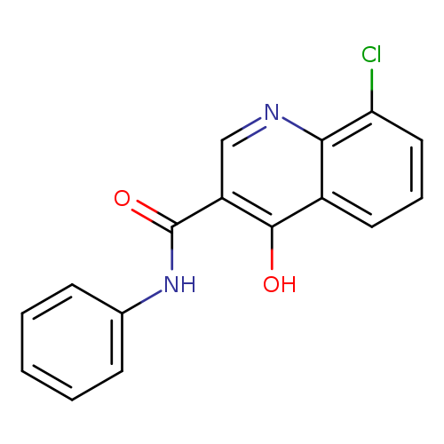 8-chloro-4-hydroxy-N-phenylquinoline-3-carboxamide