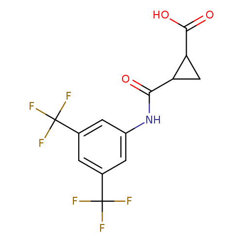 2-{[3,5-bis(trifluoromethyl)phenyl]carbamoyl}cyclopropane-1-carboxylic acid
