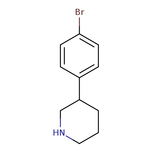 Piperidine， 3-(4-bromophenyl)-