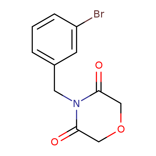 4-[(3-bromophenyl)methyl]morpholine-3,5-dione