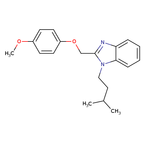 2-[(4-methoxyphenoxy)methyl]-1-(3-methylbutyl)-1H-1,3-benzodiazole