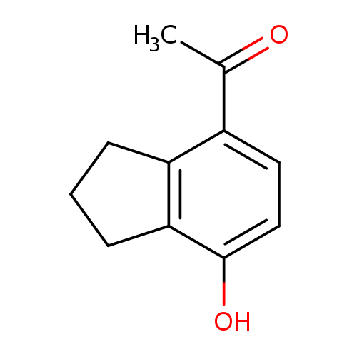 1-(7-Hydroxy-2,3-dihydro-1H-inden-4-yl)ethanone