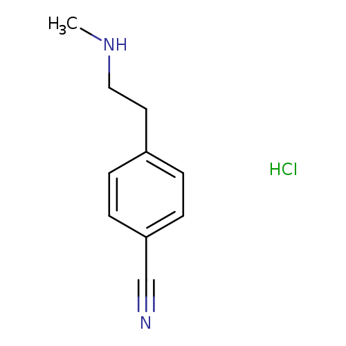 4-[2-(methylamino)ethyl]benzonitrile hydrochloride