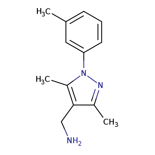 ([3,5-Dimethyl-1-(3-methylphenyl)-1h-pyrazol-4-yl]methyl)amine