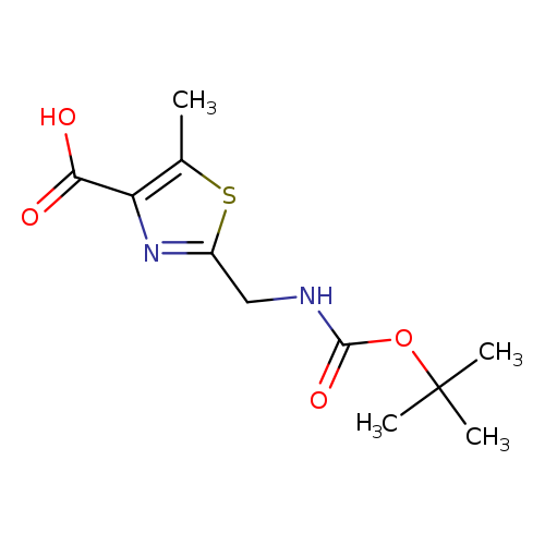 2-{[(tert-butoxycarbonyl)amino]methyl}-5-methyl-1,3-thiazole-4-carboxylic acid