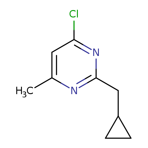 4-CHLORO-2-(CYCLOPROPYLMETHYL)-6-METHYLPYRIMIDINE
