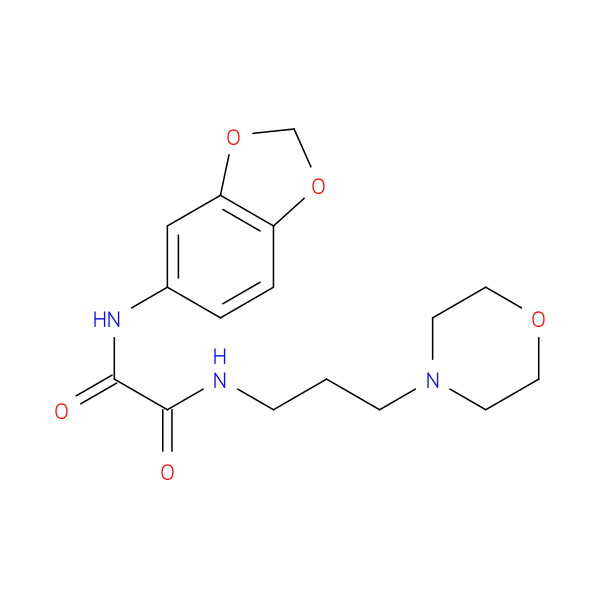 N-(2H-1,3-benzodioxol-5-yl)-N'-[3-(morpholin-4-yl)propyl]ethanediamide