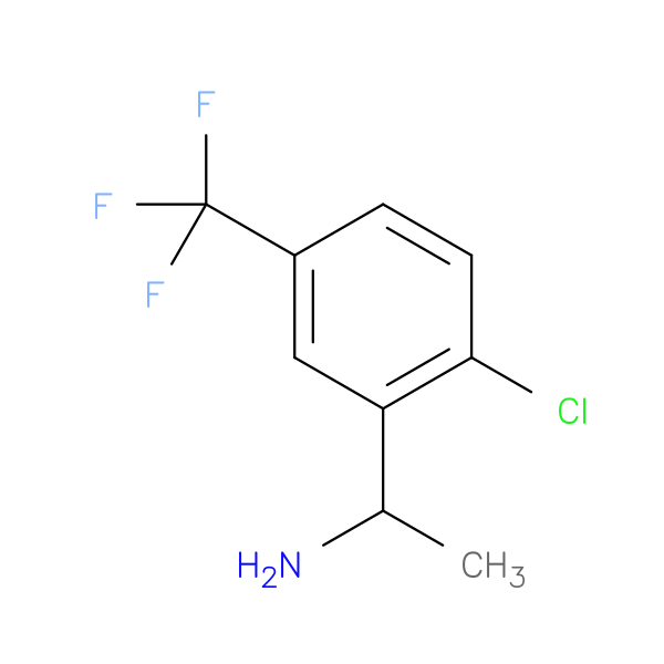 1-[2-Chloro-5-(trifluoromethyl)phenyl]ethan-1-amine