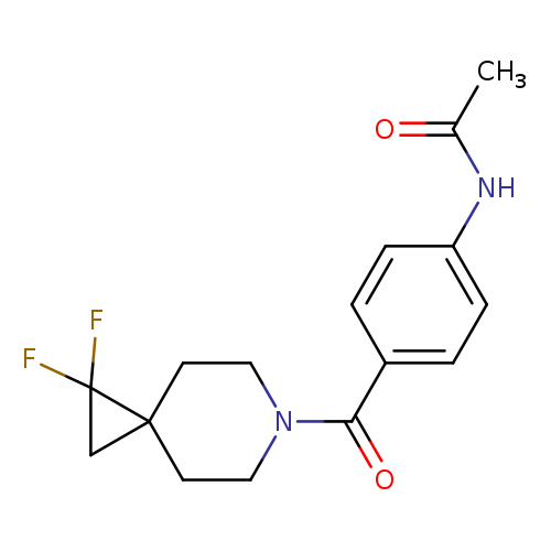 N-(4-{1,1-difluoro-6-azaspiro[2.5]octane-6-carbonyl}phenyl)acetamide