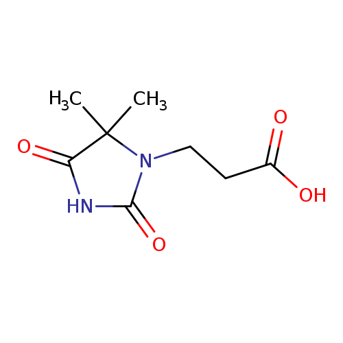 3-(5,5-Dimethyl-2,4-dioxoimidazolidin-1-yl)propanoic acid