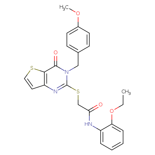 N-(2-ethoxyphenyl)-2-({3-[(4-methoxyphenyl)methyl]-4-oxo-3H,4H-thieno[3,2-d]pyrimidin-2-yl}sulfanyl)acetamide