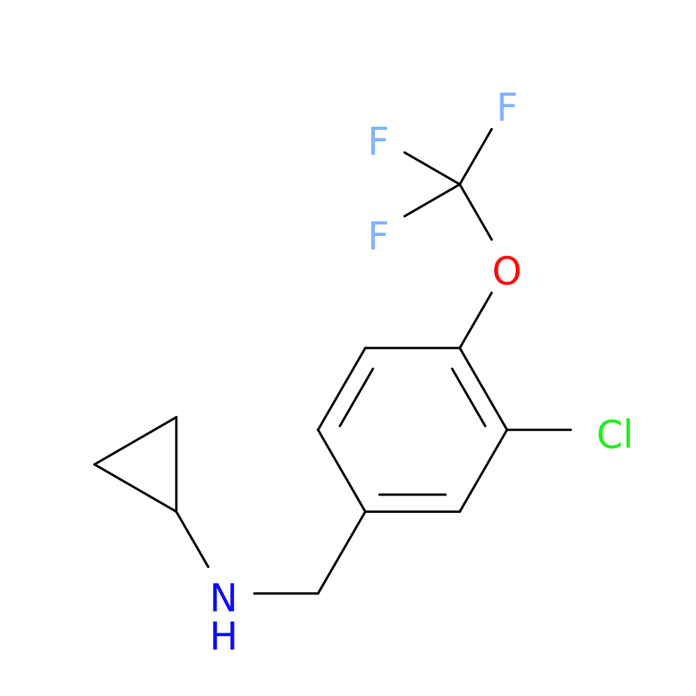 (3-Chloro-4-trifluoromethoxy-benzyl)-cyclopropyl-amine