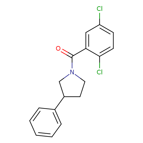 1-(2,5-dichlorobenzoyl)-3-phenylpyrrolidine