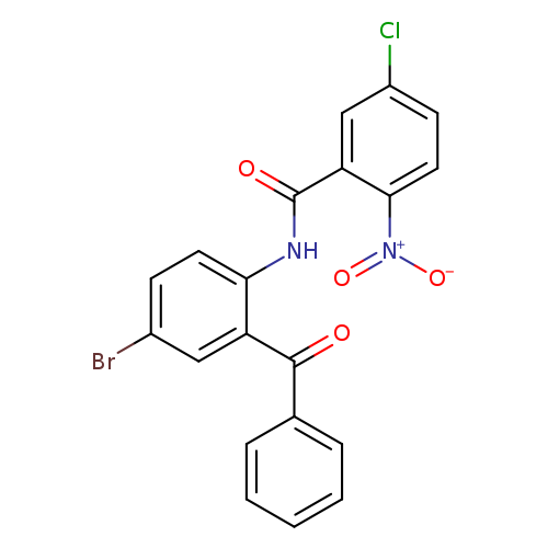N-(2-benzoyl-4-bromophenyl)-5-chloro-2-nitrobenzamide