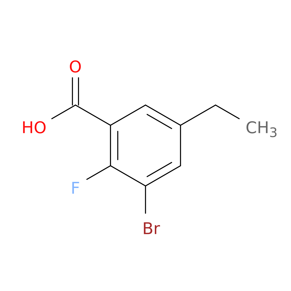 3-Bromo-5-ethyl-2-fluorobenzoic acid