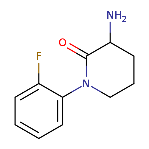 3-amino-1-(2-fluorophenyl)piperidin-2-one