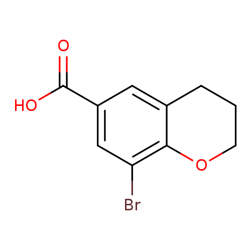 8-bromo-3,4-dihydro-2H-1-benzopyran-6-carboxylicacid