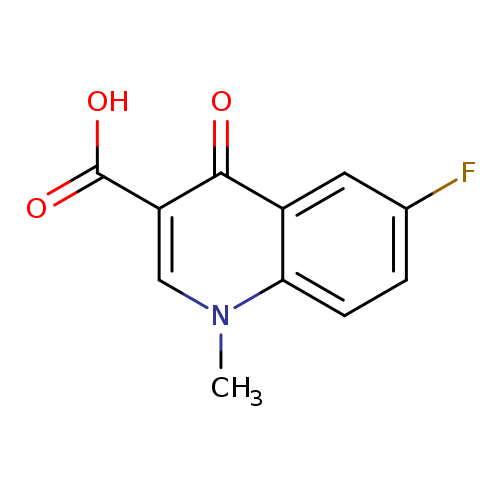 6-Fluoro-1-methyl-4-oxo-1,4-dihydroquinoline-3-carboxylic acid