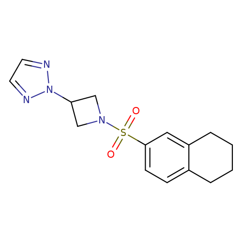 2-[1-(5,6,7,8-tetrahydronaphthalene-2-sulfonyl)azetidin-3-yl]-2H-1,2,3-triazole