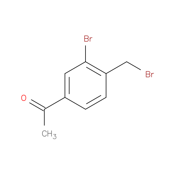 1-(3-broMo-4-(broMoMethyl)phenyl)ethanone