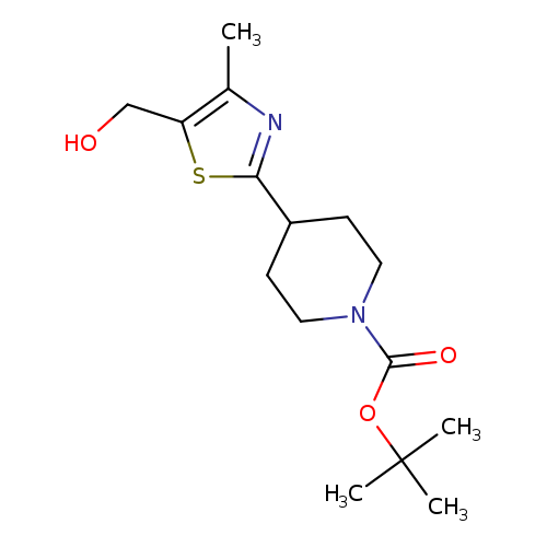 tert-Butyl 4-[5-(hydroxymethyl)-4-methyl-1,3-thiazol-2-yl]tetrahydro-1(2h)-pyridinecarboxylate