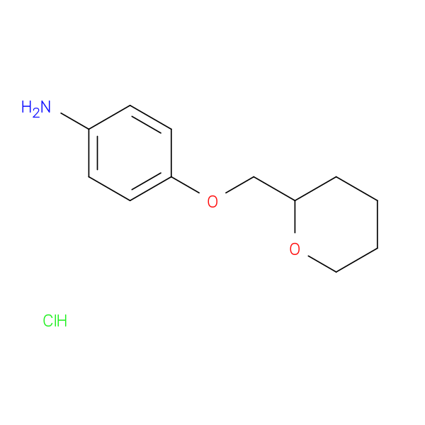 [4-(Tetrahydro-2h-pyran-2-ylmethoxy)phenyl]amine hydrochloride