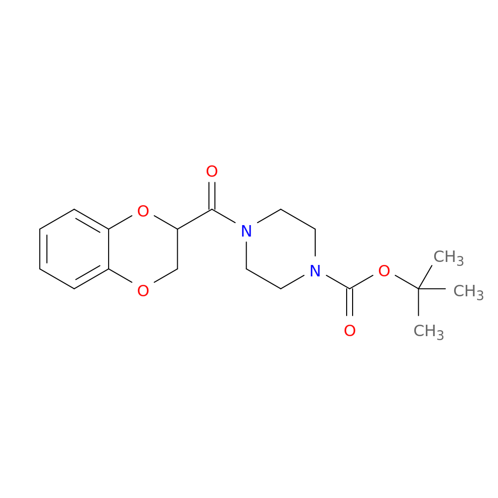 tert-Butyl 4-(2,3-Dihydrobenzo[b][1,4]dioxine-2-carbonyl)piperazine-1-carboxylate