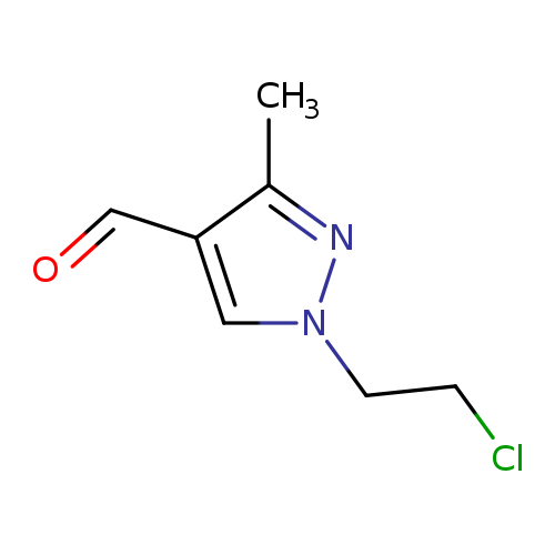 1-(2-Chloroethyl)-3-methyl-1H-pyrazole-4-carbaldehyde
