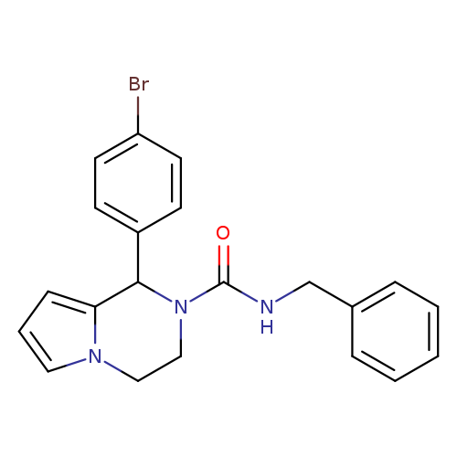 N-benzyl-1-(4-bromophenyl)-1H,2H,3H,4H-pyrrolo[1,2-a]pyrazine-2-carboxamide