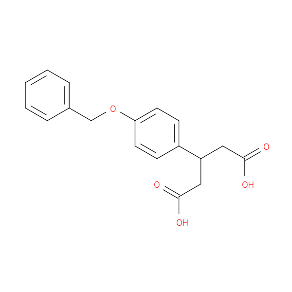 Pentanedioic acid, 3-[4-(phenylmethoxy)phenyl]-