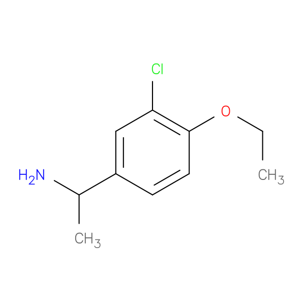 1-(3-Chloro-4-ethoxyphenyl)ethan-1-amine