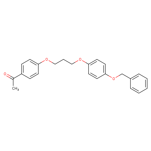 1-(4-{3-[4-(benzyloxy)phenoxy]propoxy}phenyl)ethan-1-one