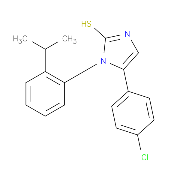 5-(4-Chlorophenyl)-1-(2-isopropylphenyl)-1H-imidazole-2-thiol