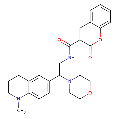 N-[2-(1-methyl-1,2,3,4-tetrahydroquinolin-6-yl)-2-(morpholin-4-yl)ethyl]-2-oxo-2H-chromene-3-carboxamide