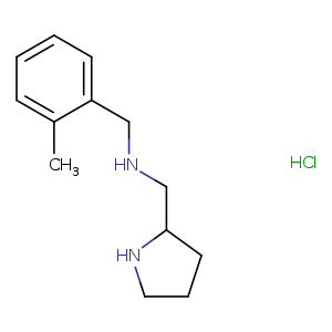 2-Pyrrolidinemethanamine, N-[(2-methylphenyl)methyl]-, hydrochloride (1:1)